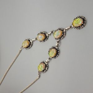 Beautiful triplet opal necklace